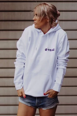 Sweatshirt Com Capuz Yeaz Cushy White