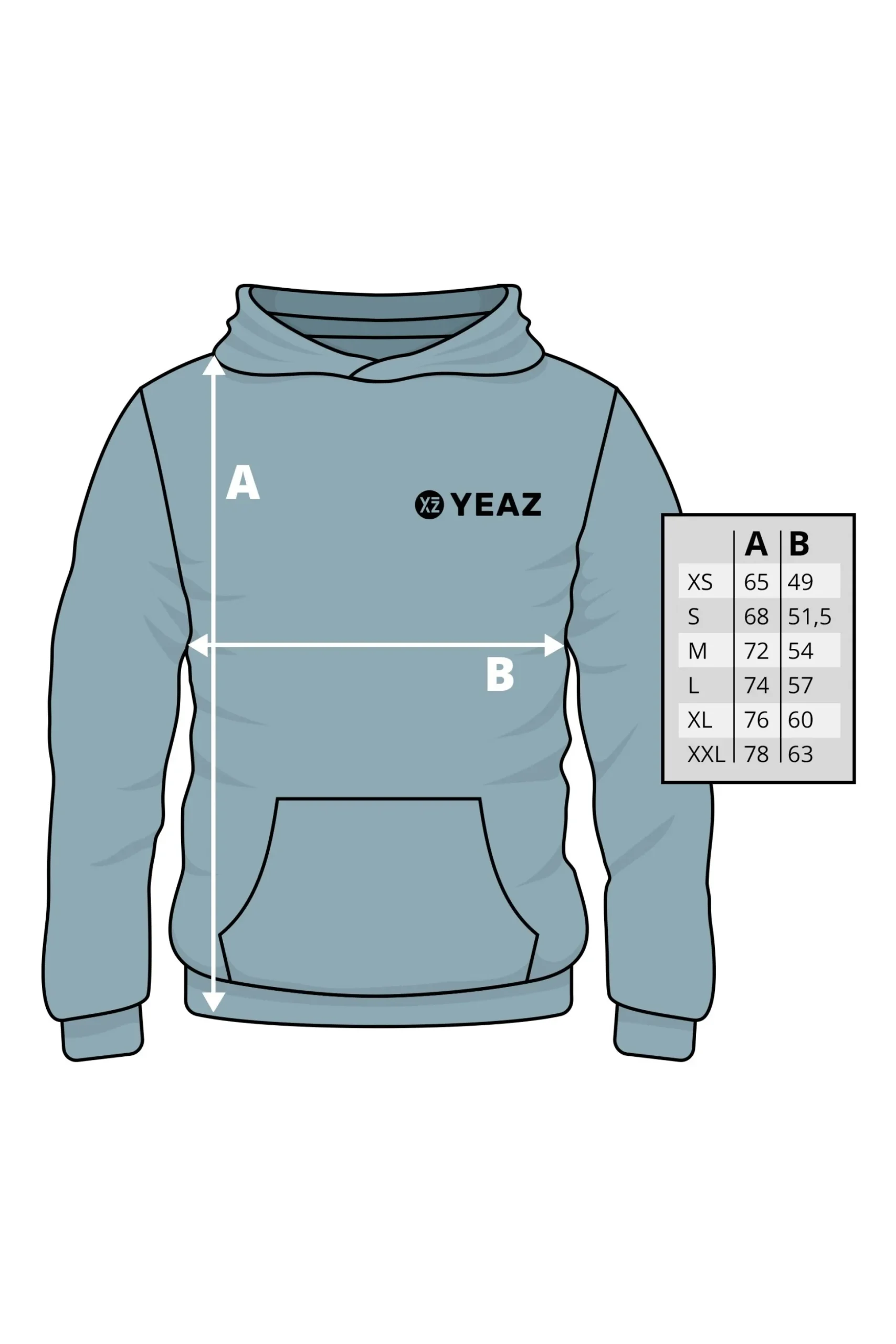 Sweatshirt Com Capuz Yeaz Cushy White