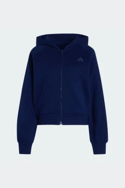 Sweatshirt Com Fecho Total E Capuz adidas Kit Pequeno Logo adidas