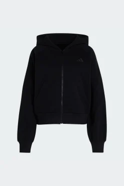Sweatshirt Com Fecho Total E Capuz adidas Kit Pequeno Logo adidas