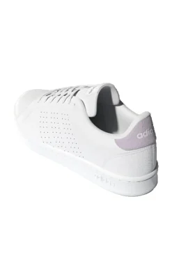 Tênis adidas Advantage Em Couro Branco Nuvem E Rosa Aero