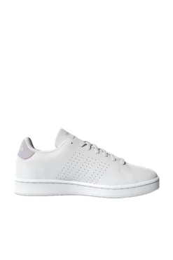 Tênis adidas Advantage Em Couro Branco Nuvem E Rosa Aero