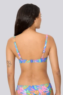 Top De Biquíni Com Aro Estampado Ysabel Mora