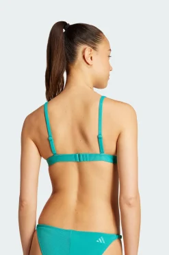 Top De Biquíni Triangular Acolchoado Com Nervuras Iconisea adidas