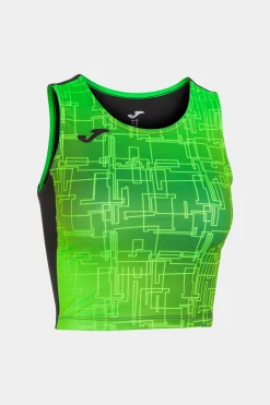 Top Joma Elite VIII Preto Verde Fluorescente