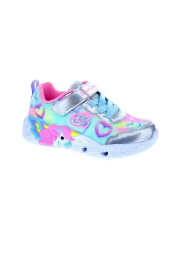 Zapatillas Skechers Unicorn Charmer Luces Plata